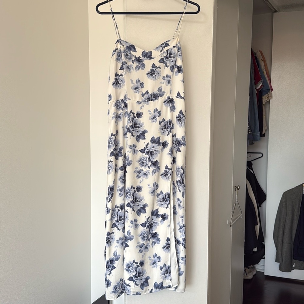 Abercrombie silk midi Camille dress